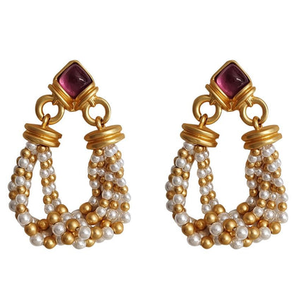 Beaded Drop Earring