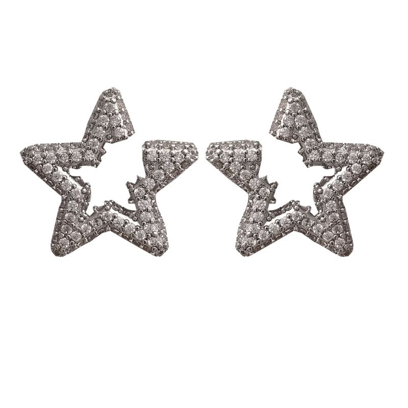 Star Hoop Earring