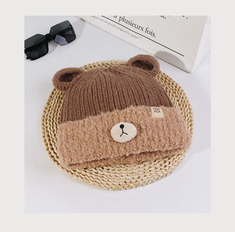 Knit Beanie Bear Ear