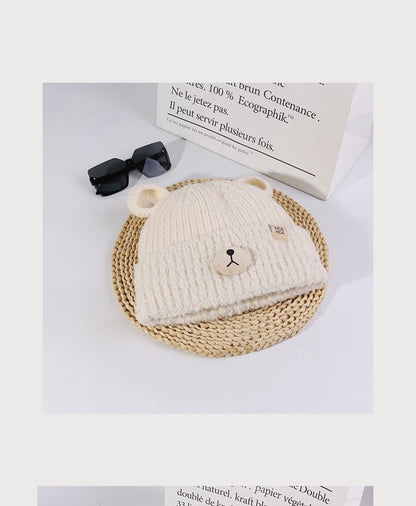 Knit Beanie Bear Ear