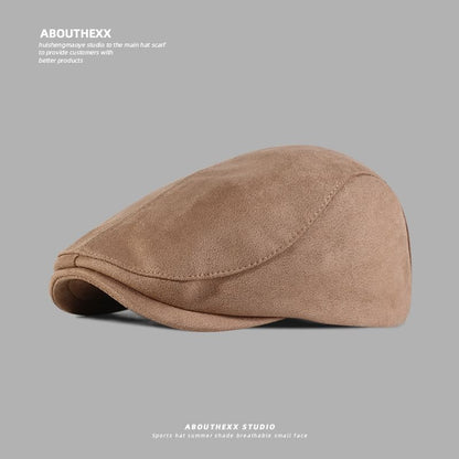 Suede Cap Faux Flat
