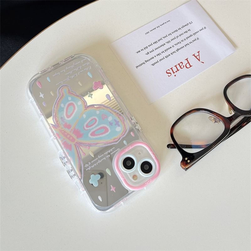 Case Butterfly Phone Mirrored Print