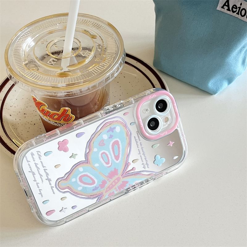 Case Butterfly Phone Mirrored Print