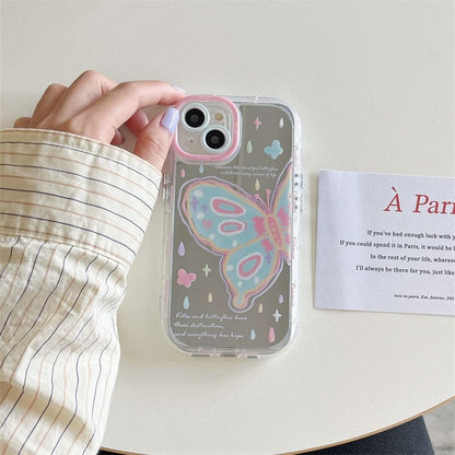 Case Butterfly Phone Mirrored Print