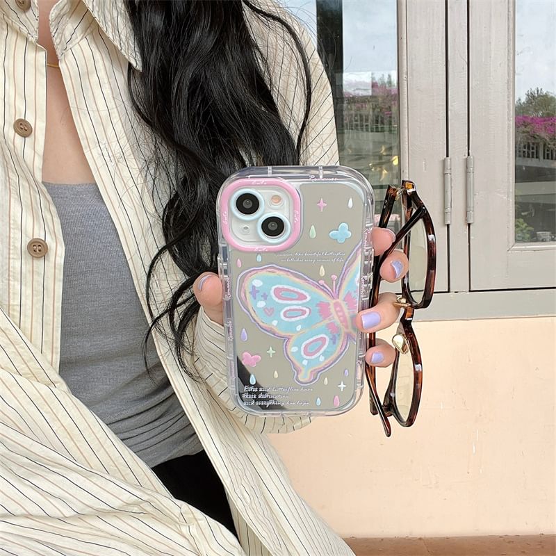 Case Butterfly Phone Mirrored Print