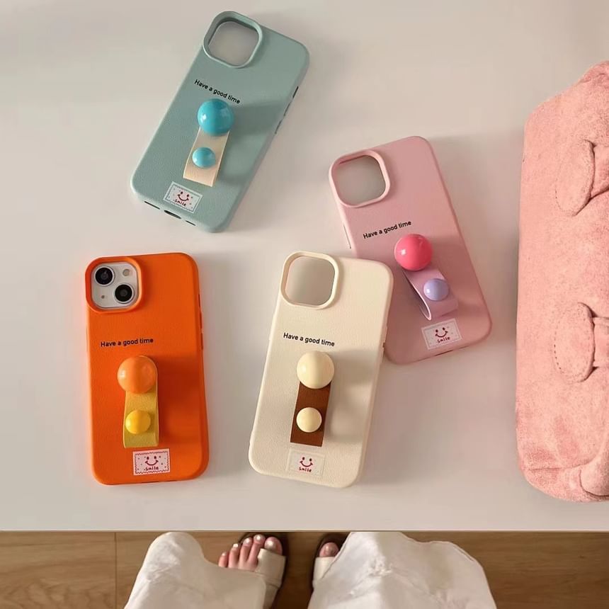 Case Phone Strap Beaded Finger