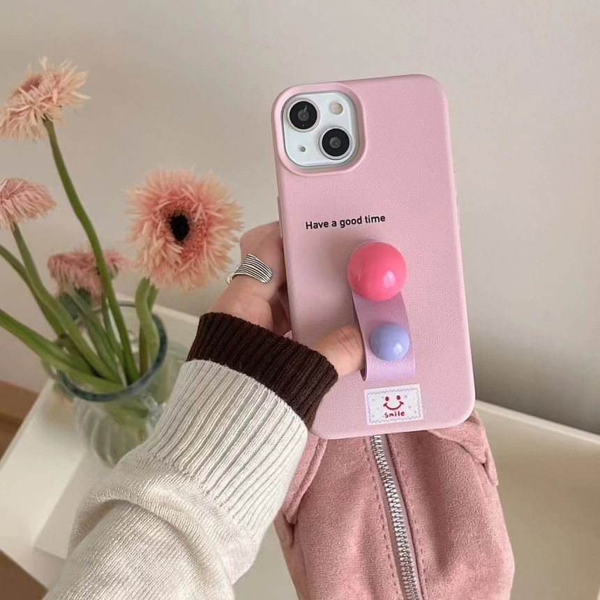 Case Phone Strap Beaded Finger