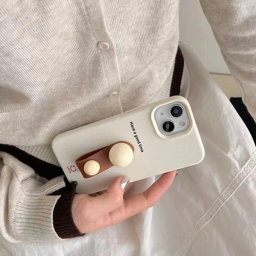 Case Phone Strap Beaded Finger