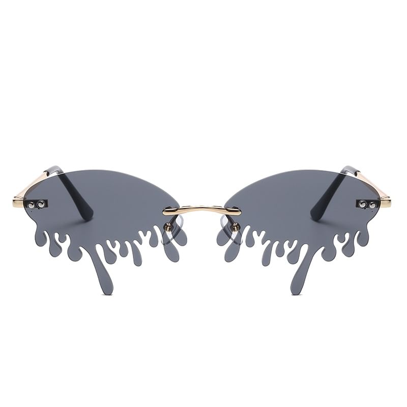 Frameless Melted Sunglasses