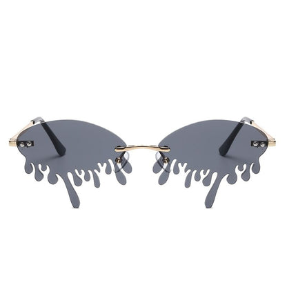 Frameless Melted Sunglasses