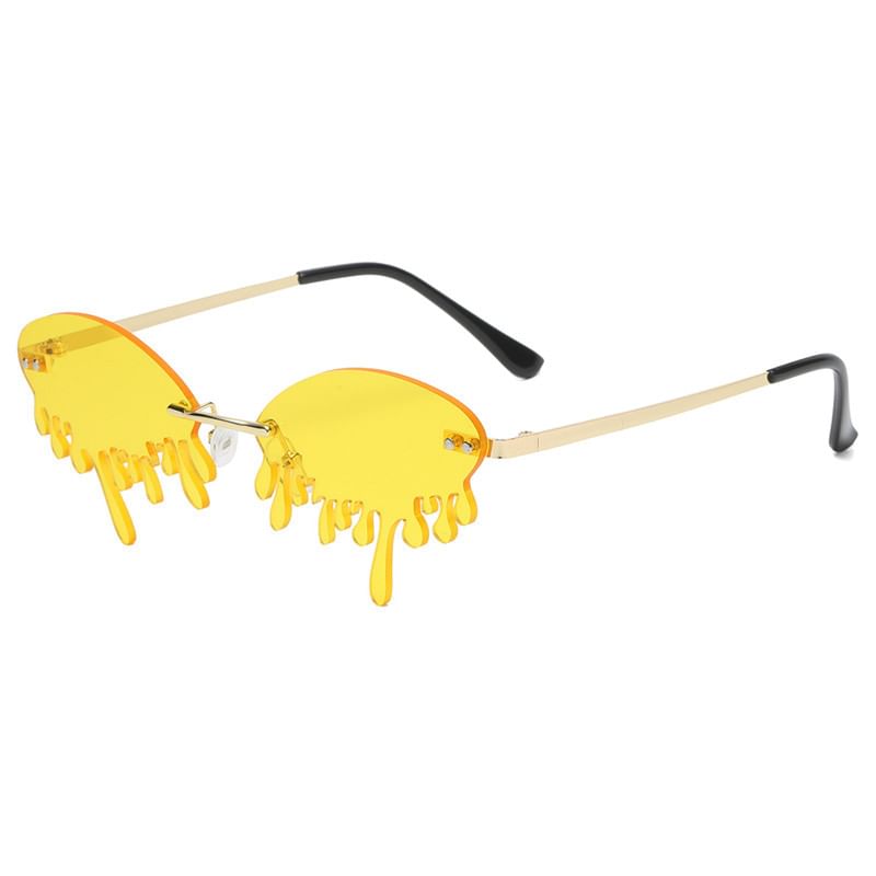 Frameless Melted Sunglasses