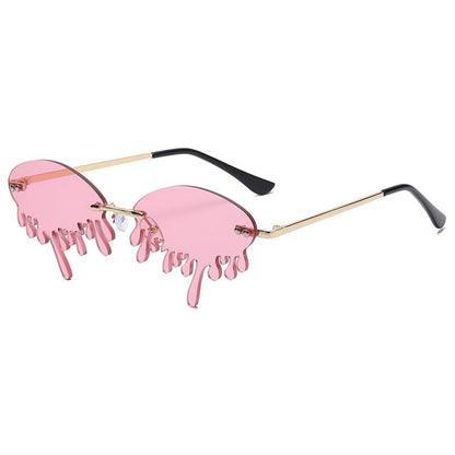 Frameless Melted Sunglasses