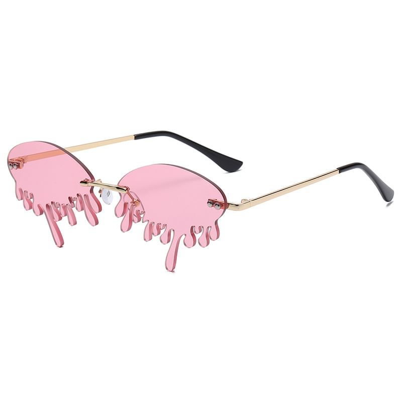 Frameless Melted Sunglasses
