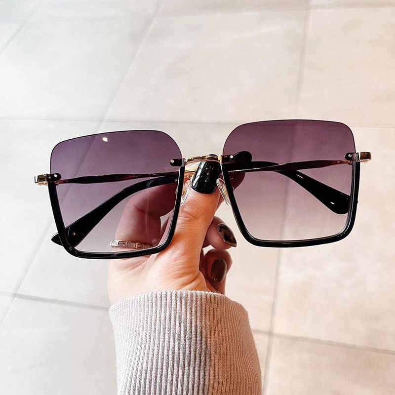 Sunglasses Frame Half Square