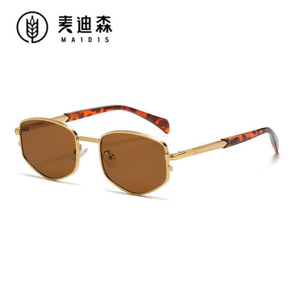 Frame Geometric Sunglasses Metal