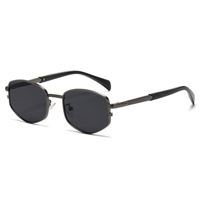 Frame Geometric Sunglasses Metal