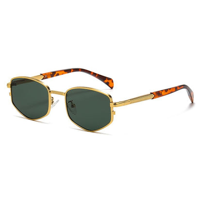 Frame Geometric Sunglasses Metal
