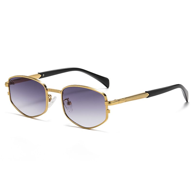 Frame Geometric Sunglasses Metal