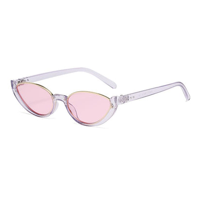 Semi-Rimless Oval Sunglasses Small