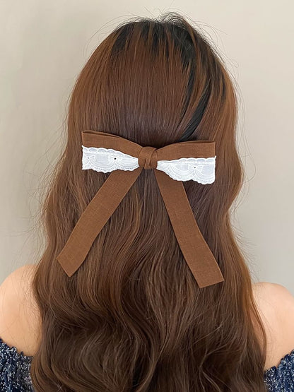 Lace Bowknot Hair Clip