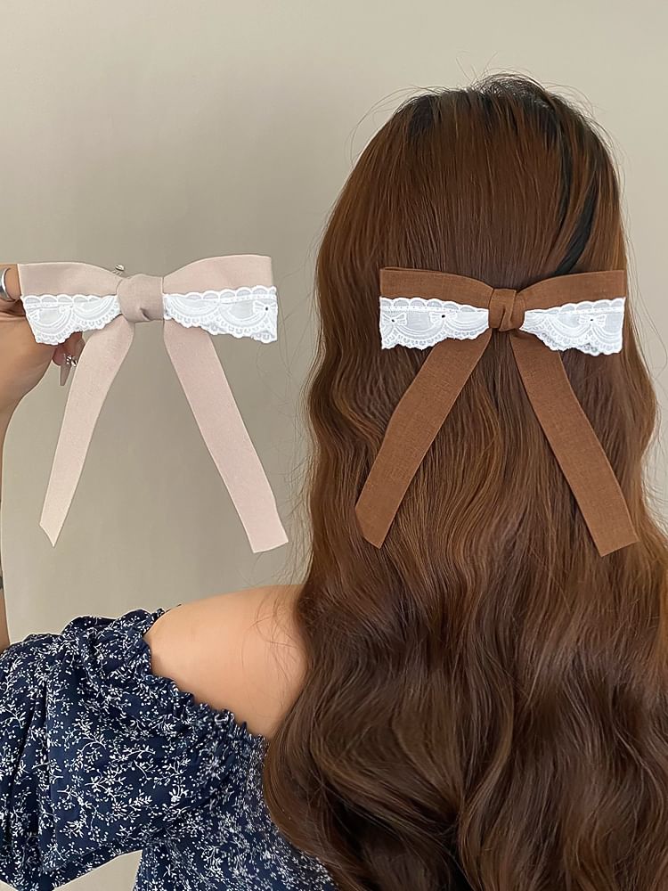 Lace Bowknot Hair Clip