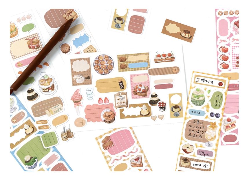 Food Cartoon Masking Tape