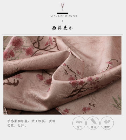 Chemisier fleuri à manches évasées