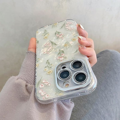 Flower Set Case Strap Phone /