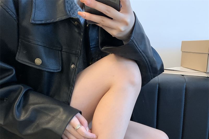 Faux Mid Boots Suede Calf