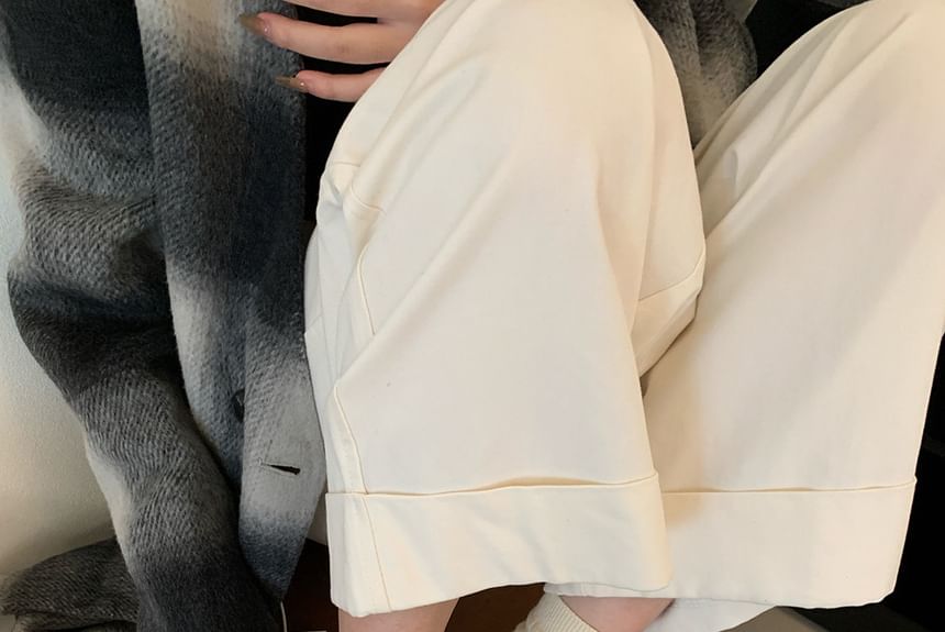 Suede Mules Faux Bow