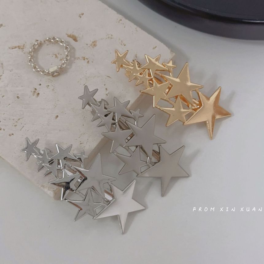 Alloy Star Hair Clip