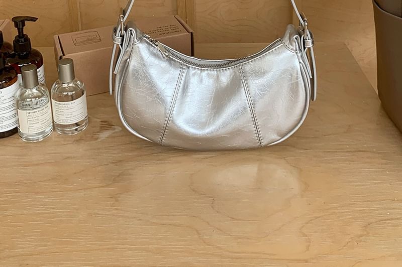 Crescent Bag Faux Leather Shoulder