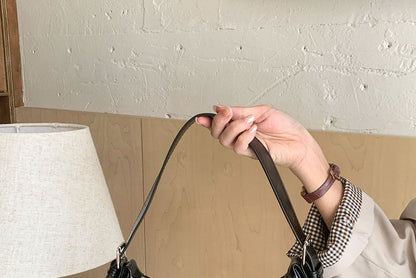 Crescent Bag Faux Leather Shoulder