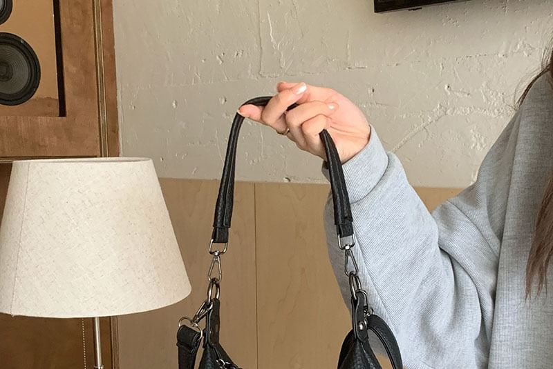 Tassel Bag Leather Faux Shoulder