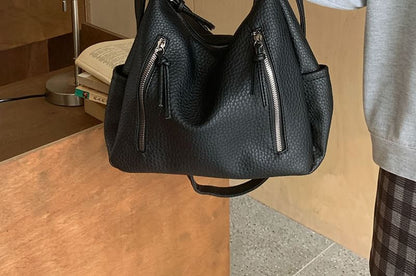 Tassel Bag Leather Faux Shoulder