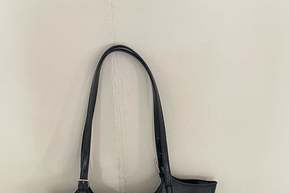 Leather Tote Bag Faux Plain