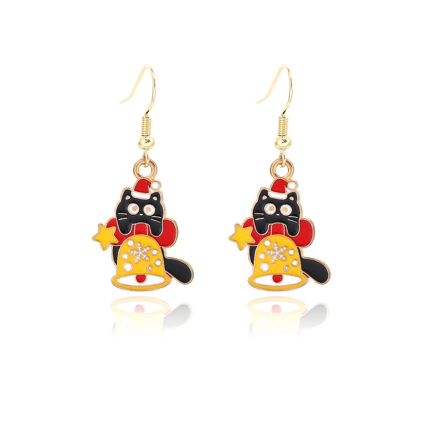 Christmas Cartoon Alloy Drop Earring