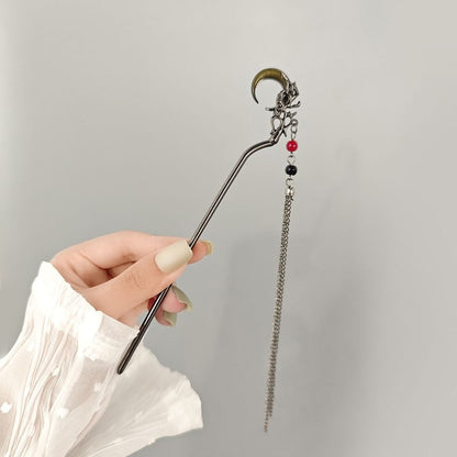 Beaded Alloy Hair Stick