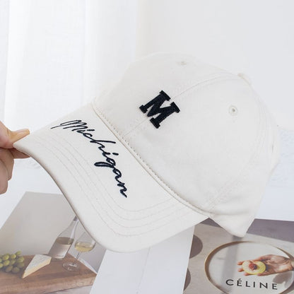 (Various Lettering Baseball Cap Embroidered Designs)