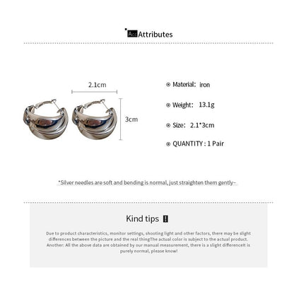 Earring Layered Hoop