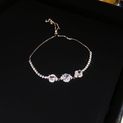 CZ Bracelet Floral