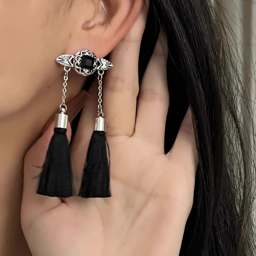 Drop / Tassel Set Earring Rhinestone Stick Hair