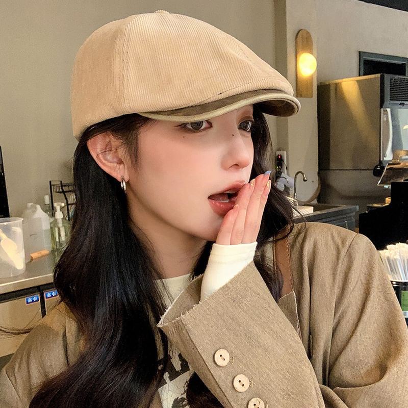 Corduroy Cap Flat