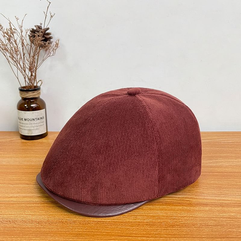 Corduroy Cap Flat