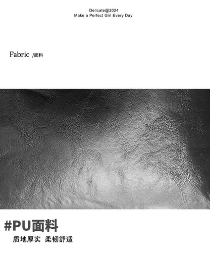 Shoulder Leather Bag Faux