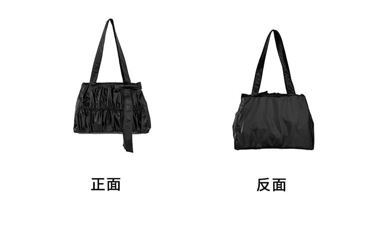 Tote Bag Ruched Bow