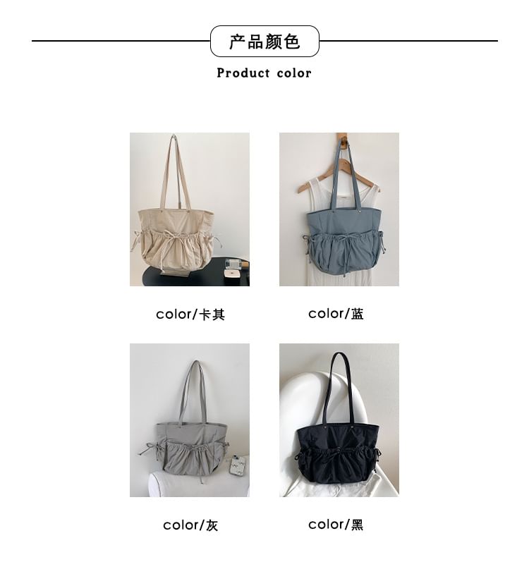 Bag Tote Bow Multi-Pocket