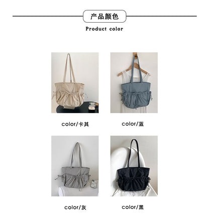 Bag Tote Bow Multi-Pocket