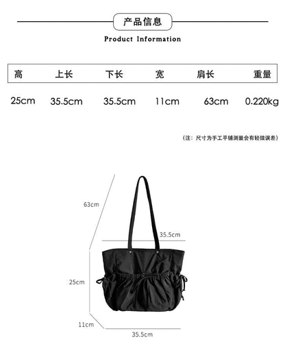 Bag Tote Bow Multi-Pocket
