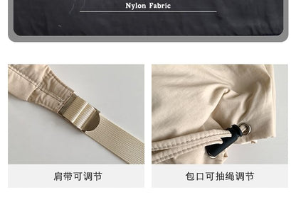 Buckled Backpack Multi-Pocket